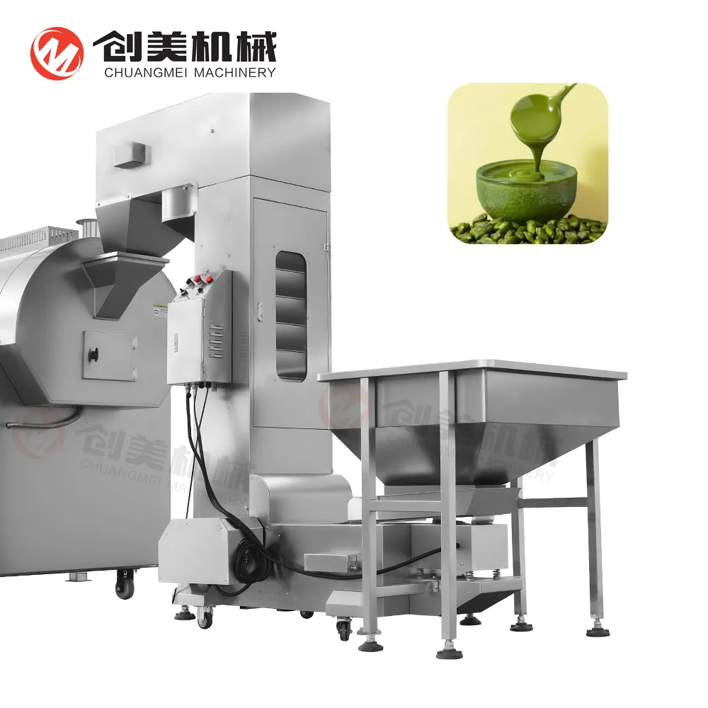 Automatic Nut Jam Production Equipment Pistachio Paste Producing Machine - Grinding Machine - foodmachtech